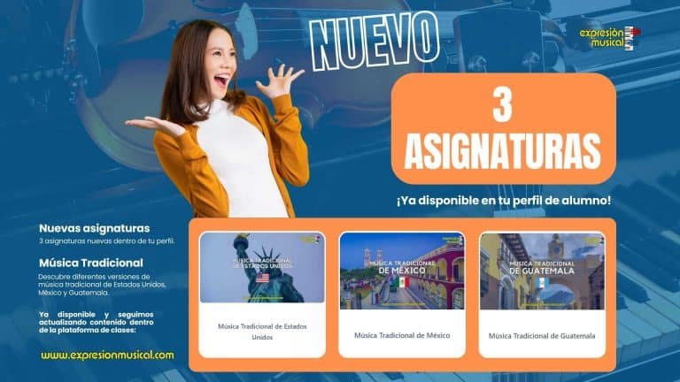 ¡Nuevas asignaturas disponibles en nuestra plataforma!