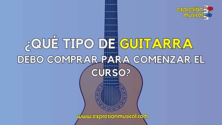 ¿Qué tipo de guitarra debo comprar para comenzar el curso?